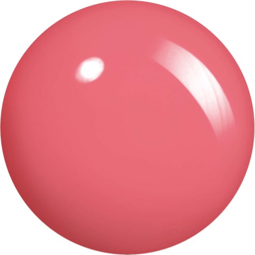 En glansig rosa boll med reflex och slät yta.