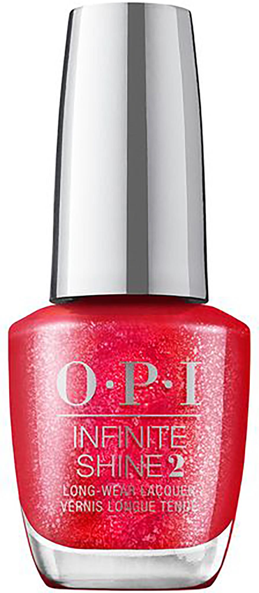 OPI Infinite Shine 2 Jewel Be Bold Long-Wear Nail Polish Rhinestone Red ...