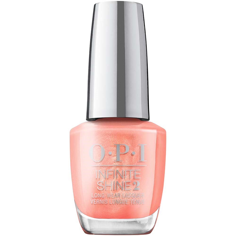 OPI Me Myself and OPI Infinite Shine Data Peach