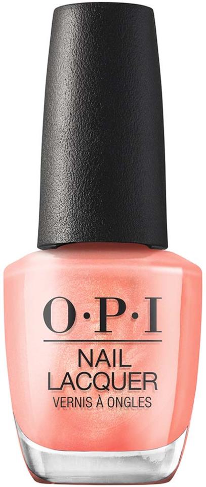 OPI Me, Myself, and OPI Nail Lacquer Data Peach