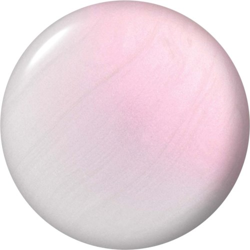 A large, round, pinkish-white ball with subtle color variations and a smooth surface.