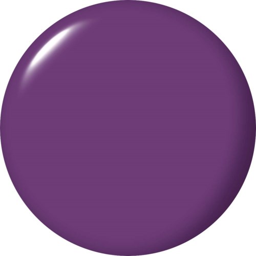 A purple shiny sphere with a bright reflection on top left. No text or other elements.