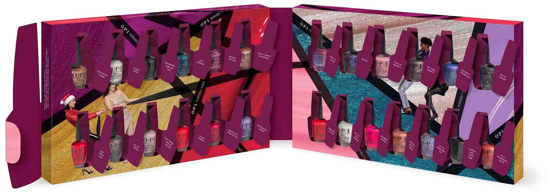 OPI Nail Lacquer Naughty Nice Mini 25 PC Advent Calendar Lyko opi-nail-lacquer-naughty-nice-mini-25-pc-advent-calendar-lyko
