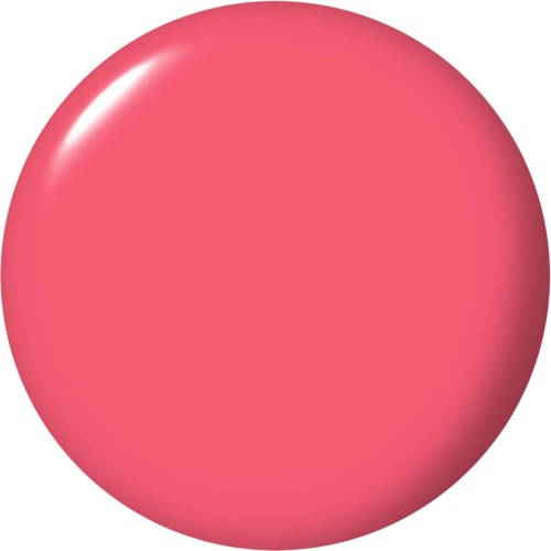 This is a large, pink, shiny, round object, likely a ball or sphere.