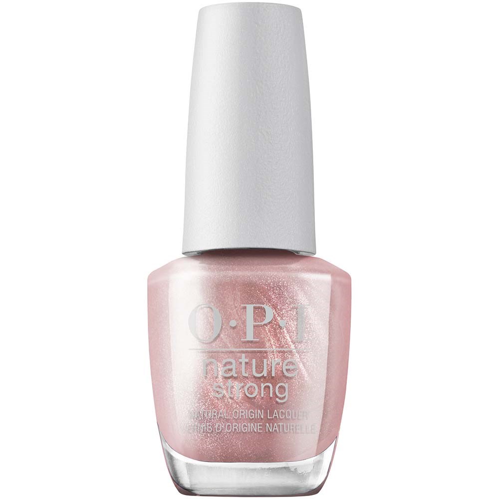 OPI Nature Strong Nail Polish Intentions Are Rose Gold billede