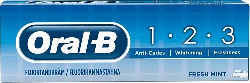 Oral B 1-2-3 Hammastahna 75 ml