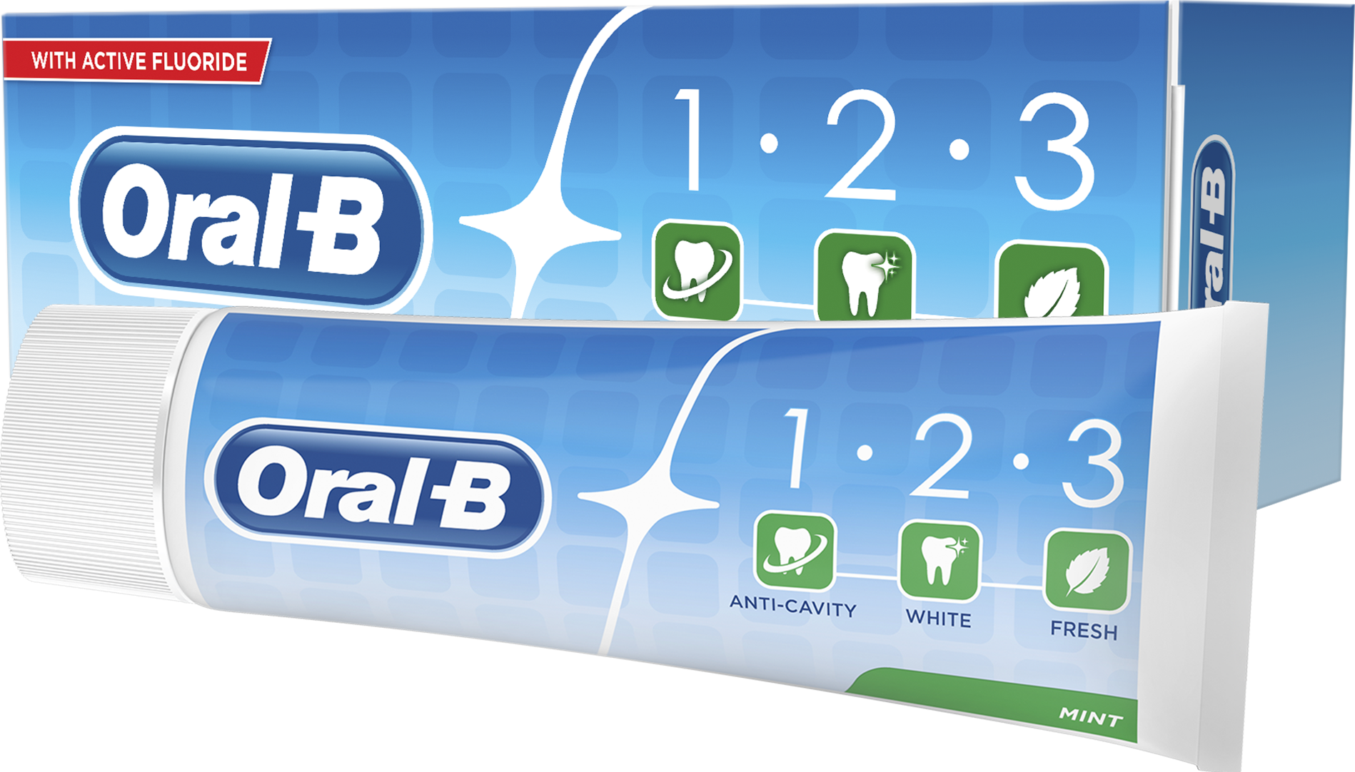 Oral B 1-2-3 Tandkräm 75 Ml | Lyko.com