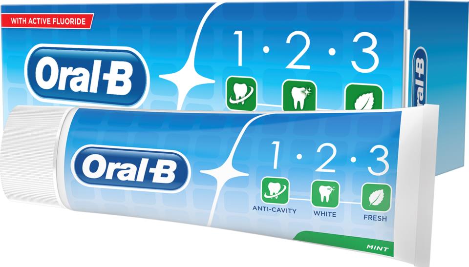 Oral B 1-2-3 Tandkräm 75 ml