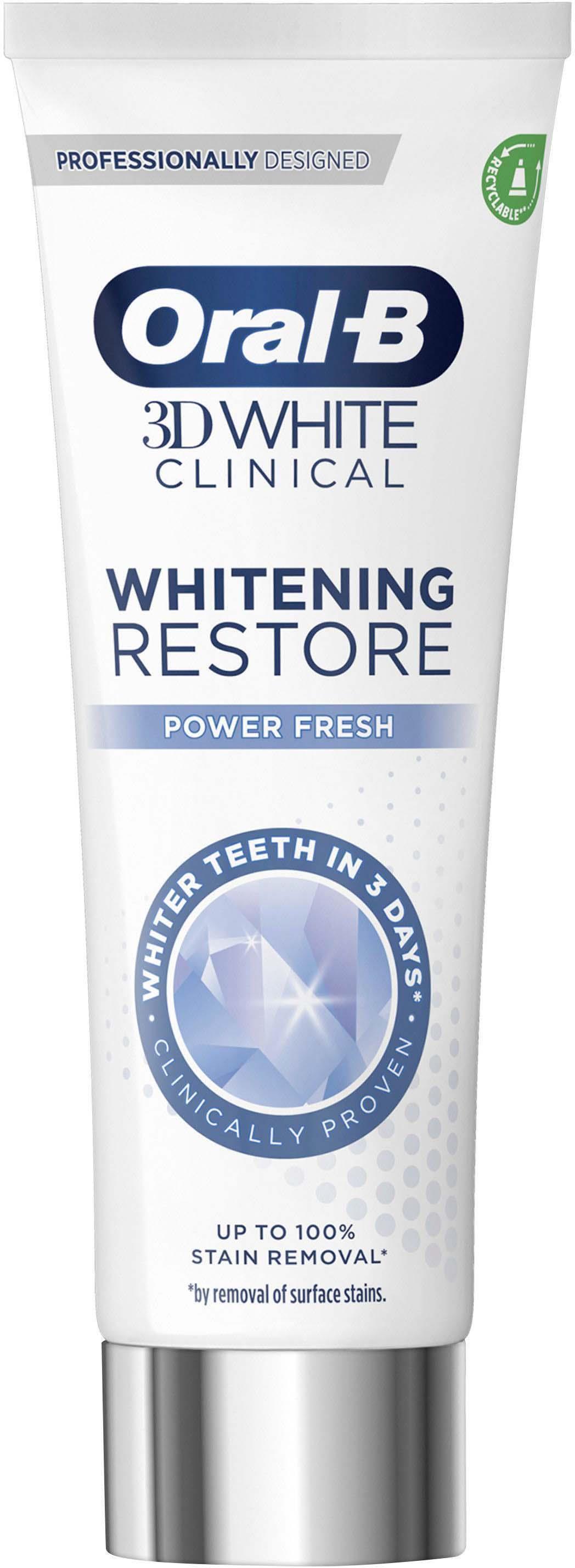 Oral B 3D White Clinical Power Fresh Toothpaste 75 ml | lyko.com