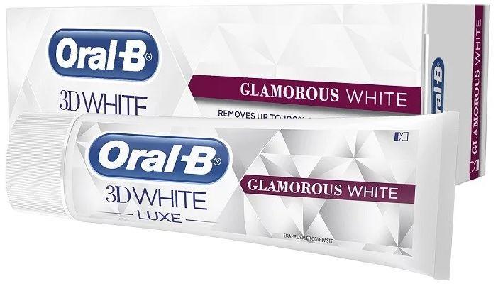 Oral-B 3D White Luxe Glamorous White -hammastahna 75ml