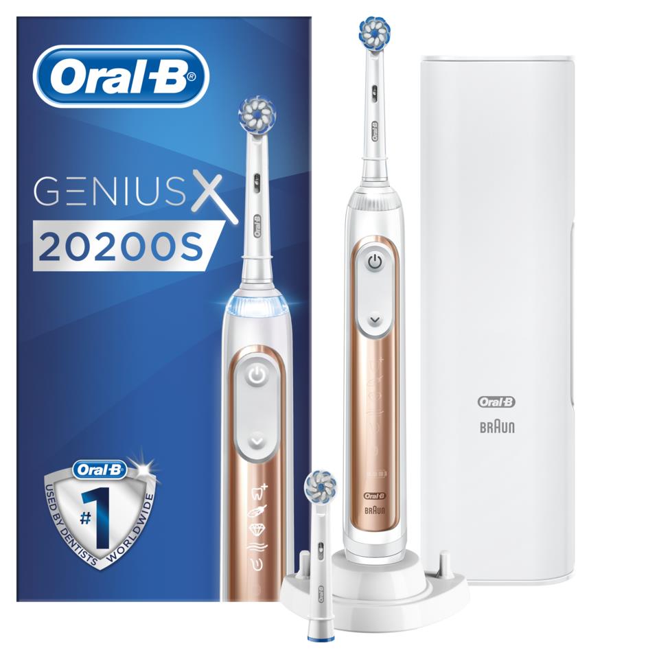 Oral-B GENIUS X 20200S Rose Gold Elektrisk Tandbørste
