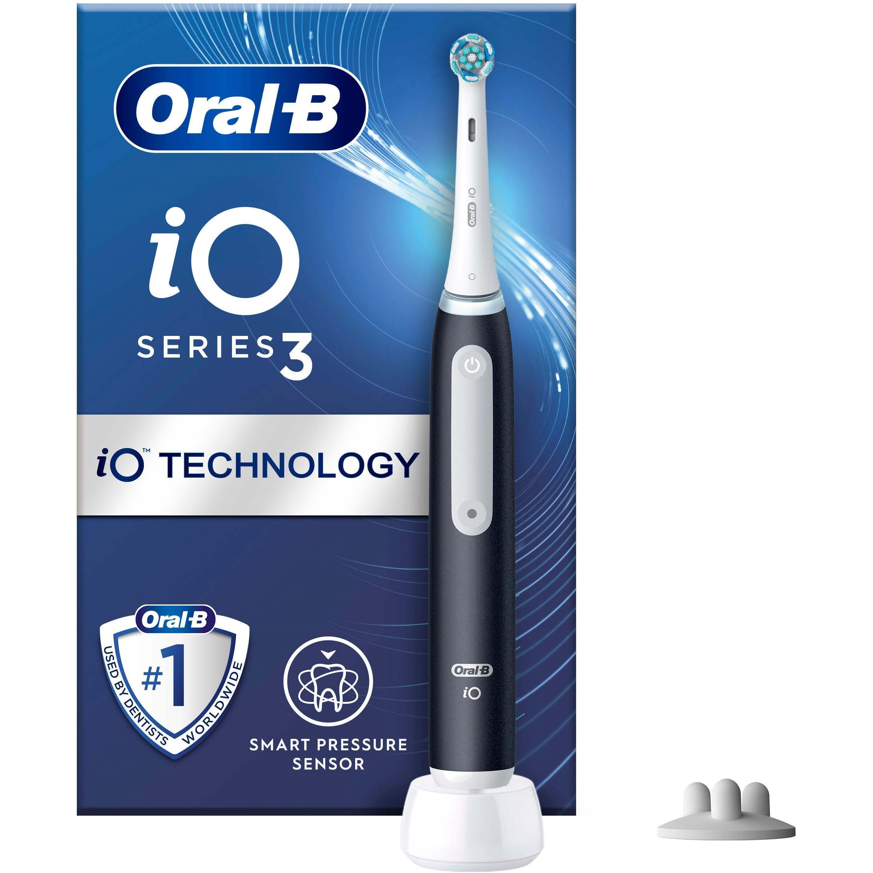 Läs mer om Oral B iO 3S Black Electric Toothbrush Designed By Braun
