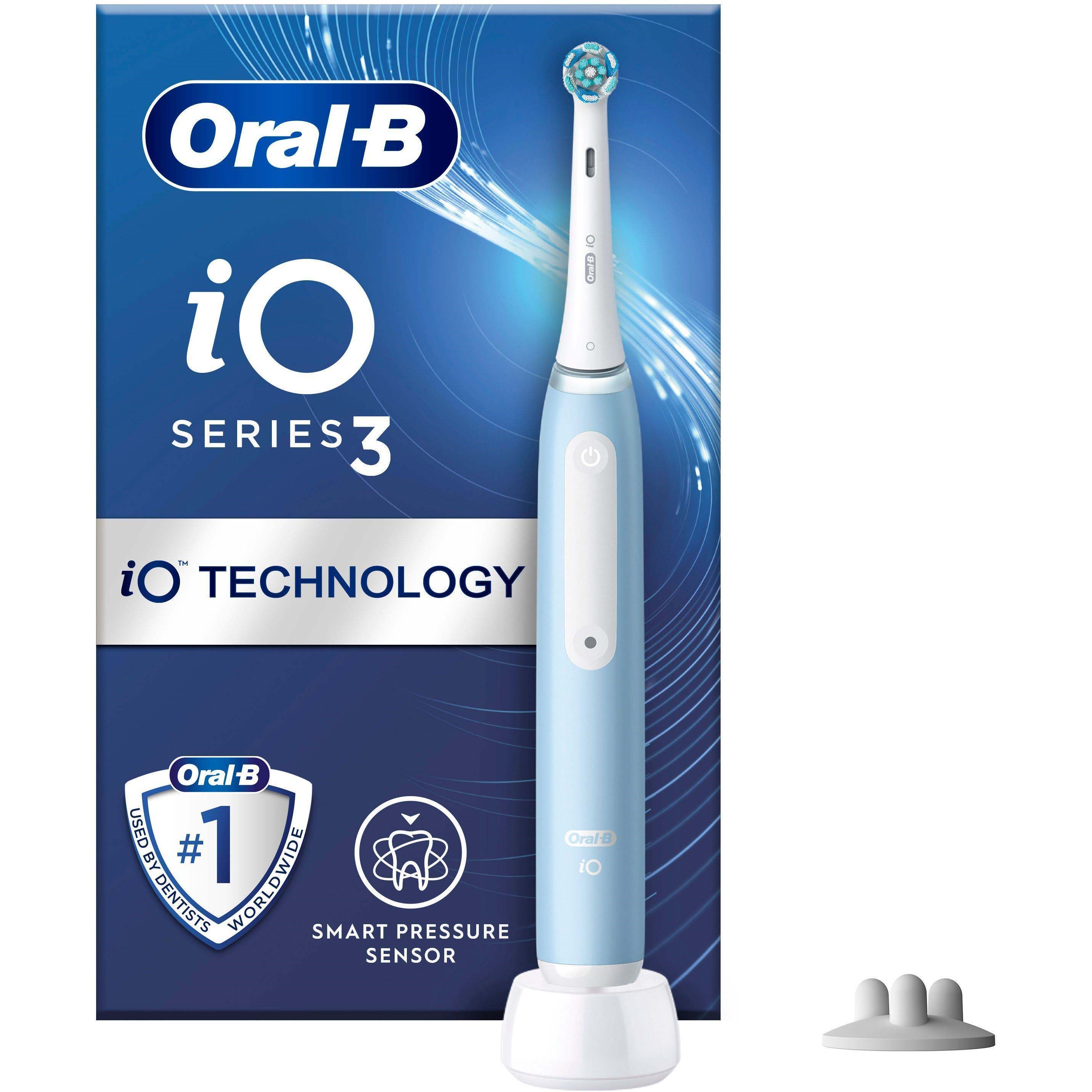 Läs mer om Oral B iO 3S Blue Electric Toothbrush Designed By Braun