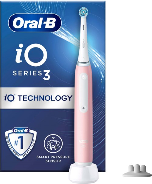 Oral B iO 3S Electric Toothbrush Designed By Braun Pink