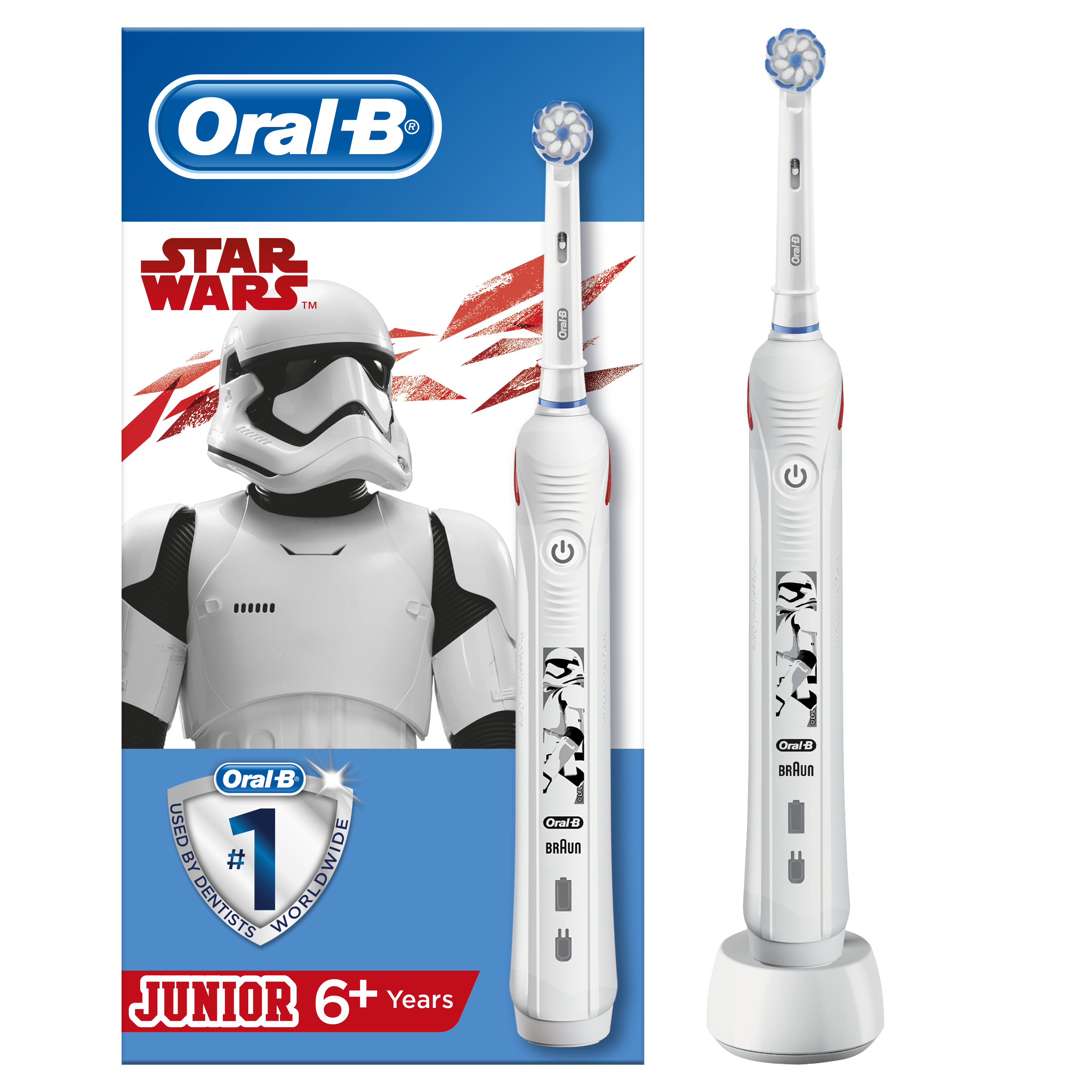 Oral B Junior D501 Star Wars 6+ år Elektrisk Tandbørste lyko.com