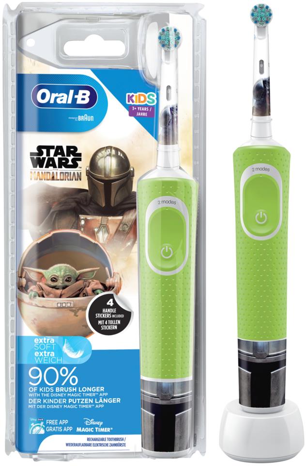 Oral-B Kids Electric Toothbrush For 3+ Star Wars The Mandalorian