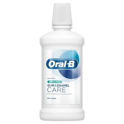 Oral B 	Gum & Enamel Care Fresh Mint Mouthwash 500 ml