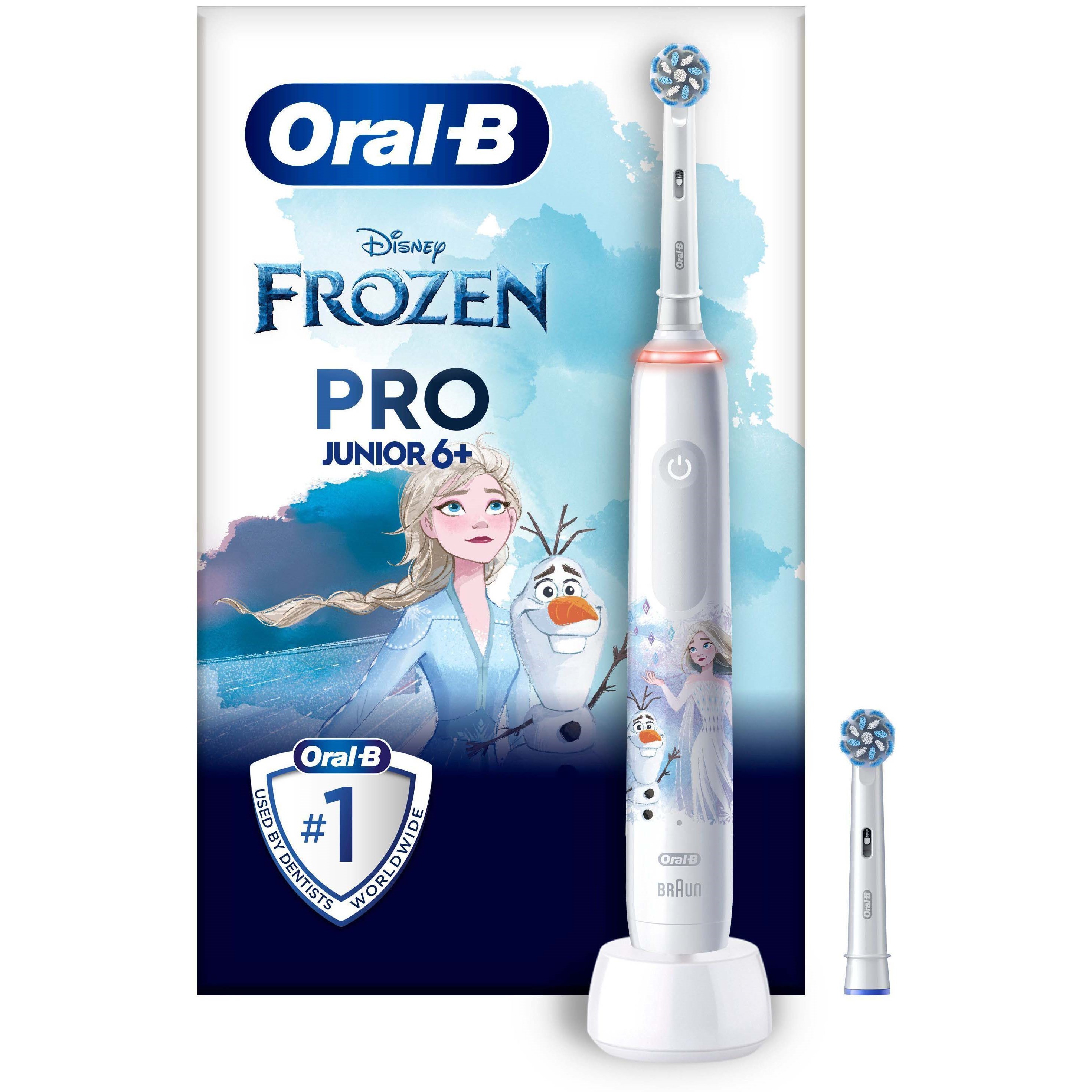 Läs mer om Oral B Pro Junior Frozen Electric Toothbrush For Ages 6+