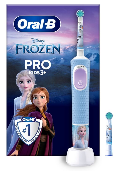 Oral B Pro Kids Electric Toothbrush 2 Brush heads Disney Frozen
