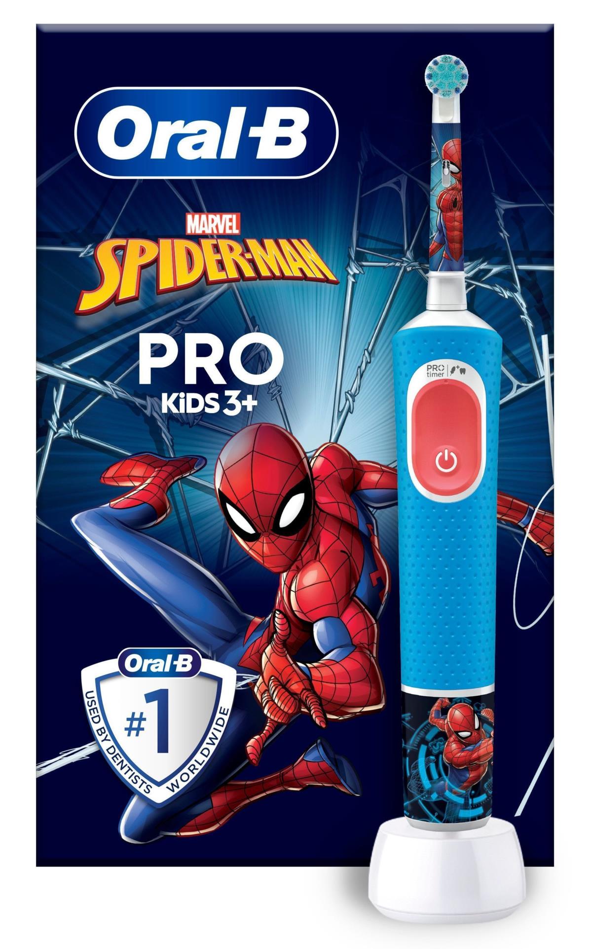 Oral B Pro Kids Electric Toothbrush 1 Brush head Marvel Spider-Man