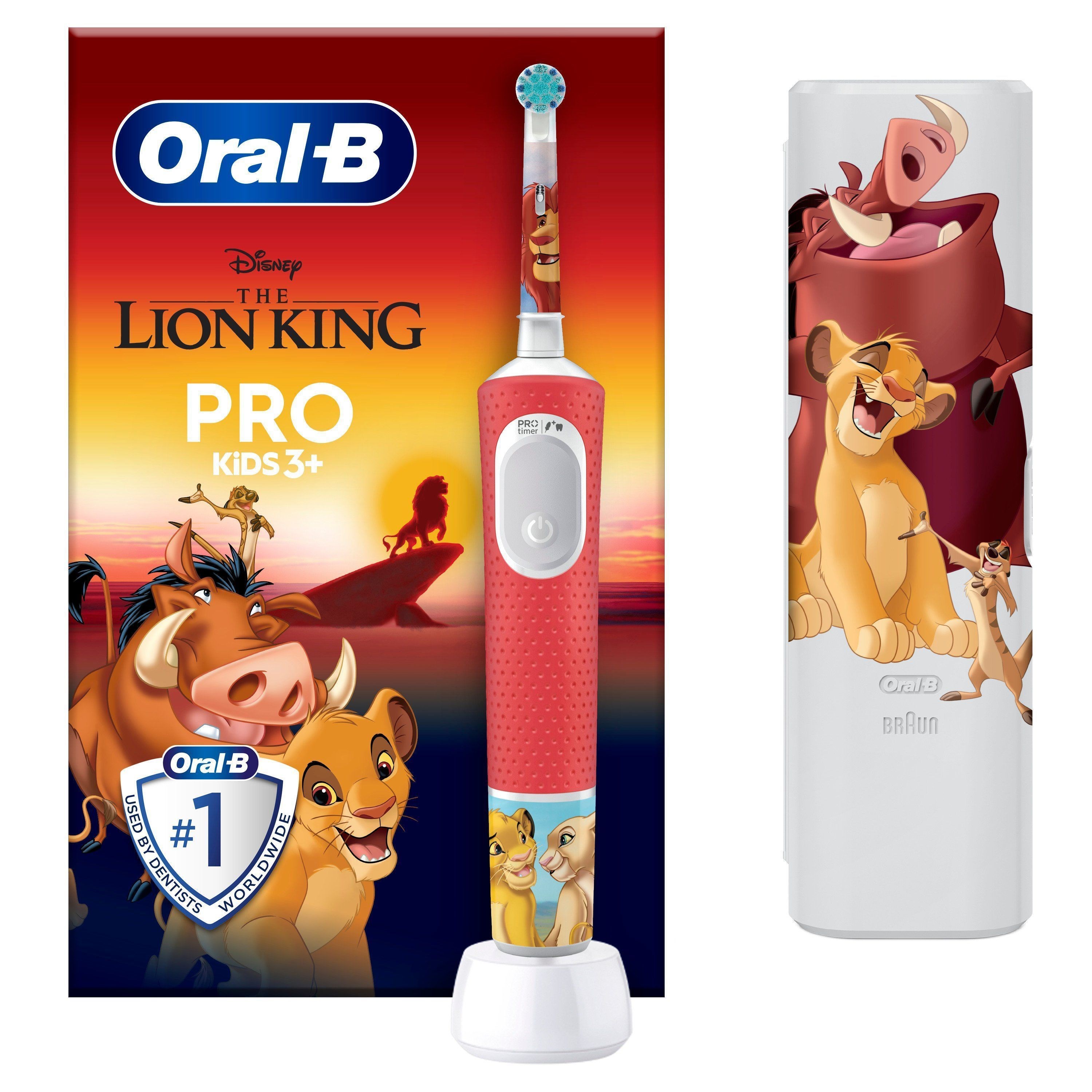 Oral B Pro Kids Electric Toothbrush 1 Brush head The Lion King billede