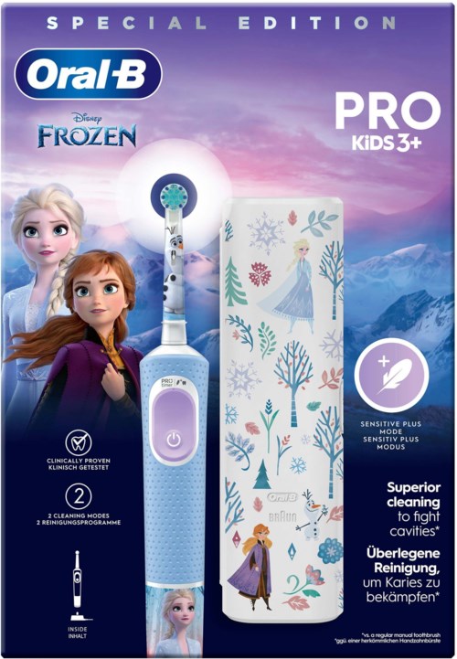 Oral B Pro Kids Frozen Electric Toothbrush Designed By Braun