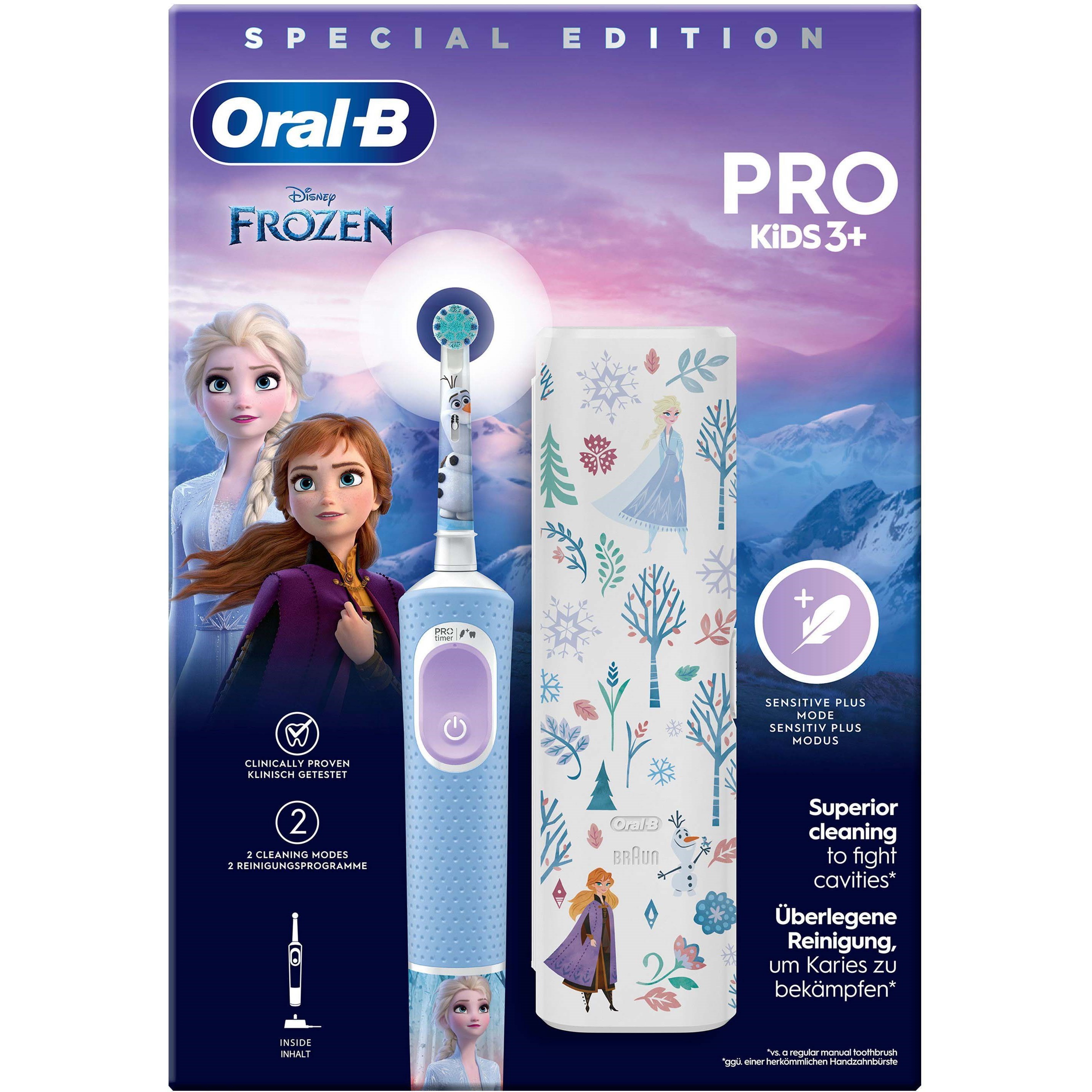 Läs mer om Oral B Pro Kids Frozen Electric Toothbrush Designed By Braun