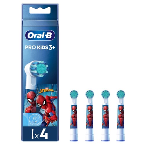 Oral B Pro Kids Toothbrush Heads 4 pcs Marvel Spider-Man
