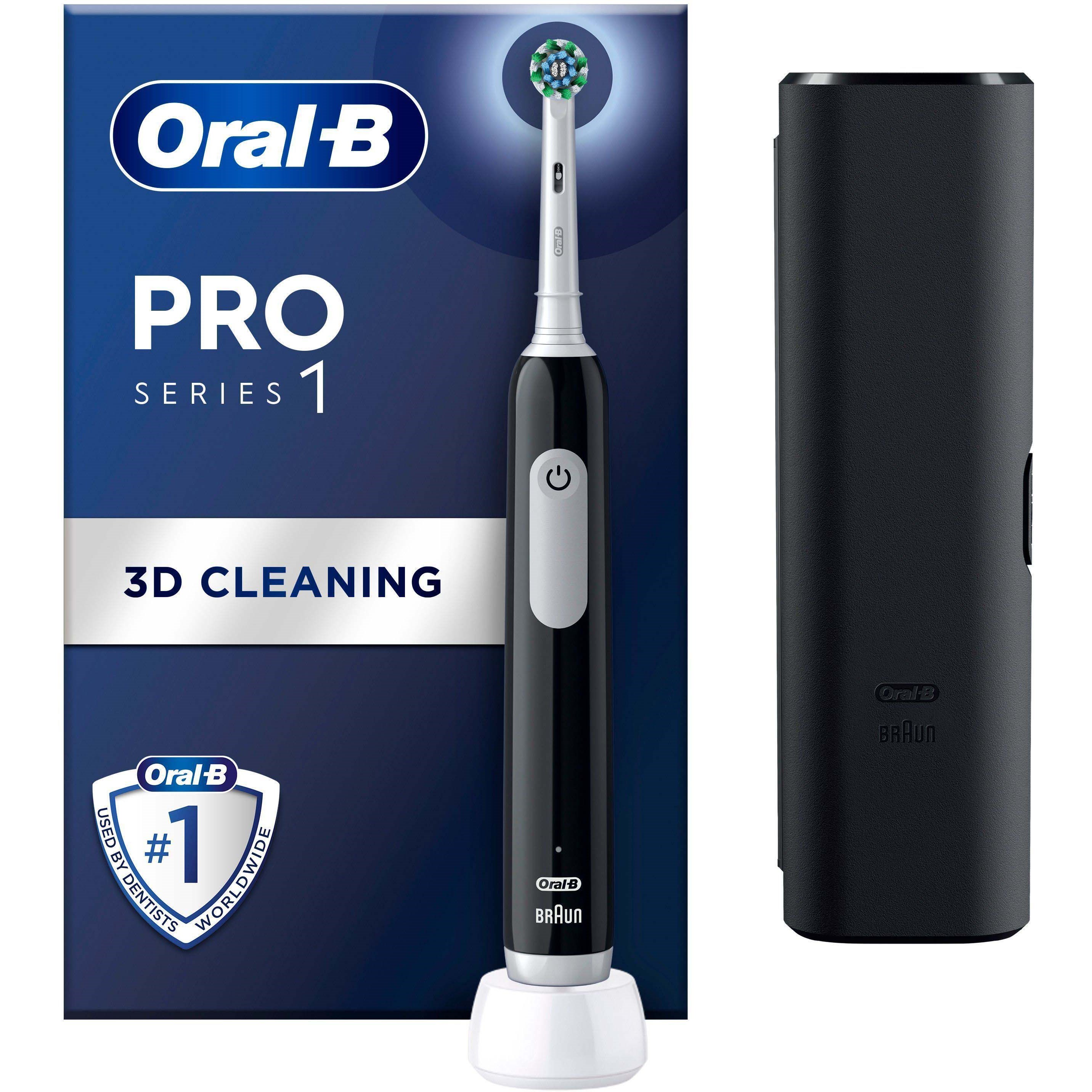 Läs mer om Oral B Pro Series 1 Black Electric Toothbrush Designed By Braun