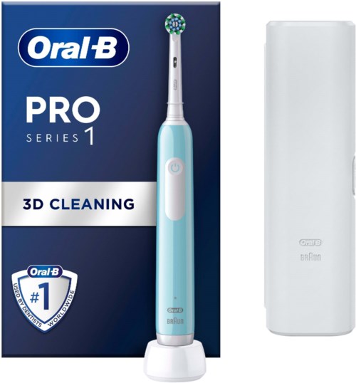 Oral B Pro Series 1 Electric Toothbrush Designed By Braun Blue