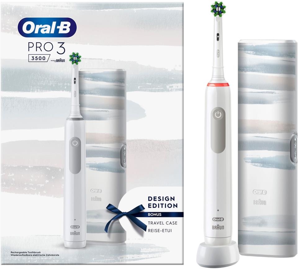 Oral B Pro3 3500 White Gift Pack