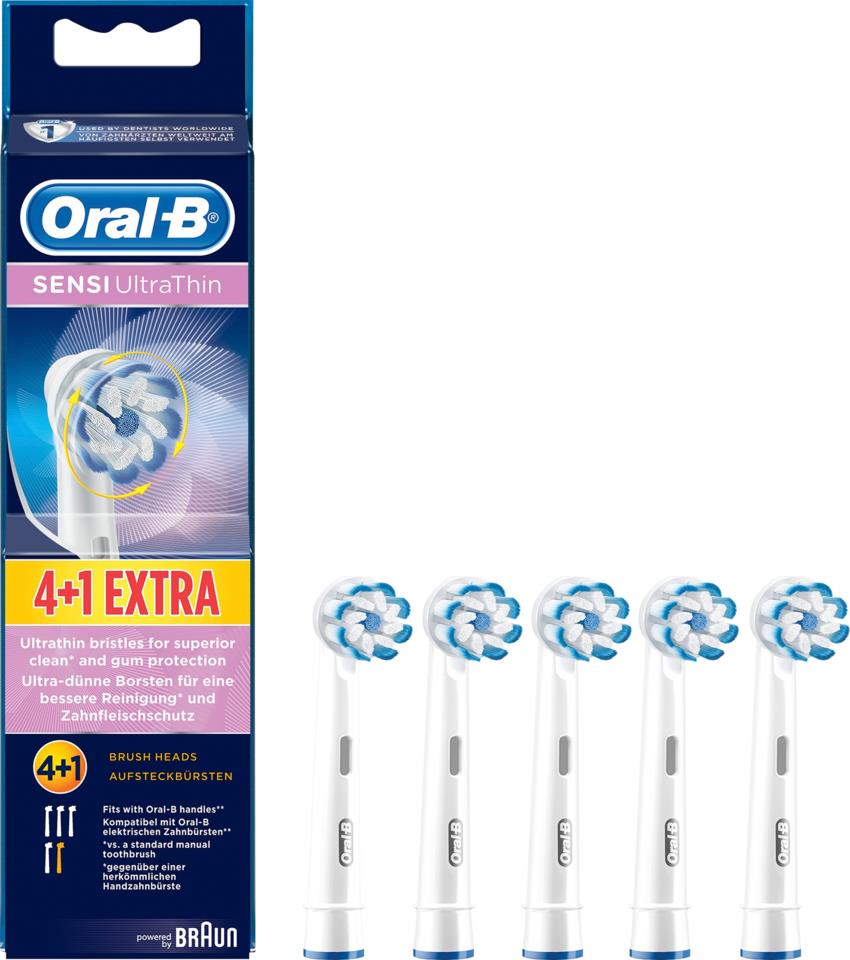 Oral-B Sensi UltraThin Sähköhammasharjan vaihtopää 4 + 1