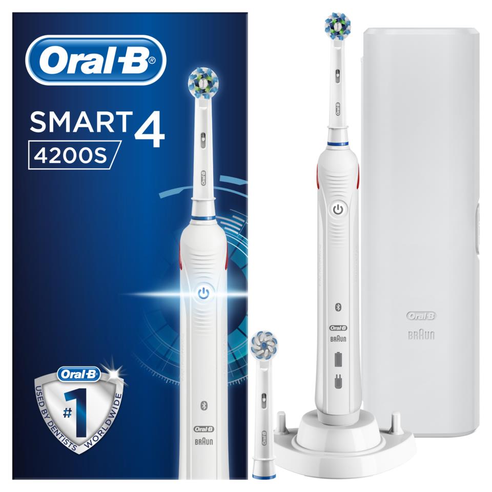 Oral-B SMART 4 4200S White Eltandborste 