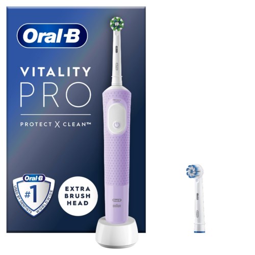 Oral B Vitality Pro Electric Toothbrush 2 Brush heads Purple