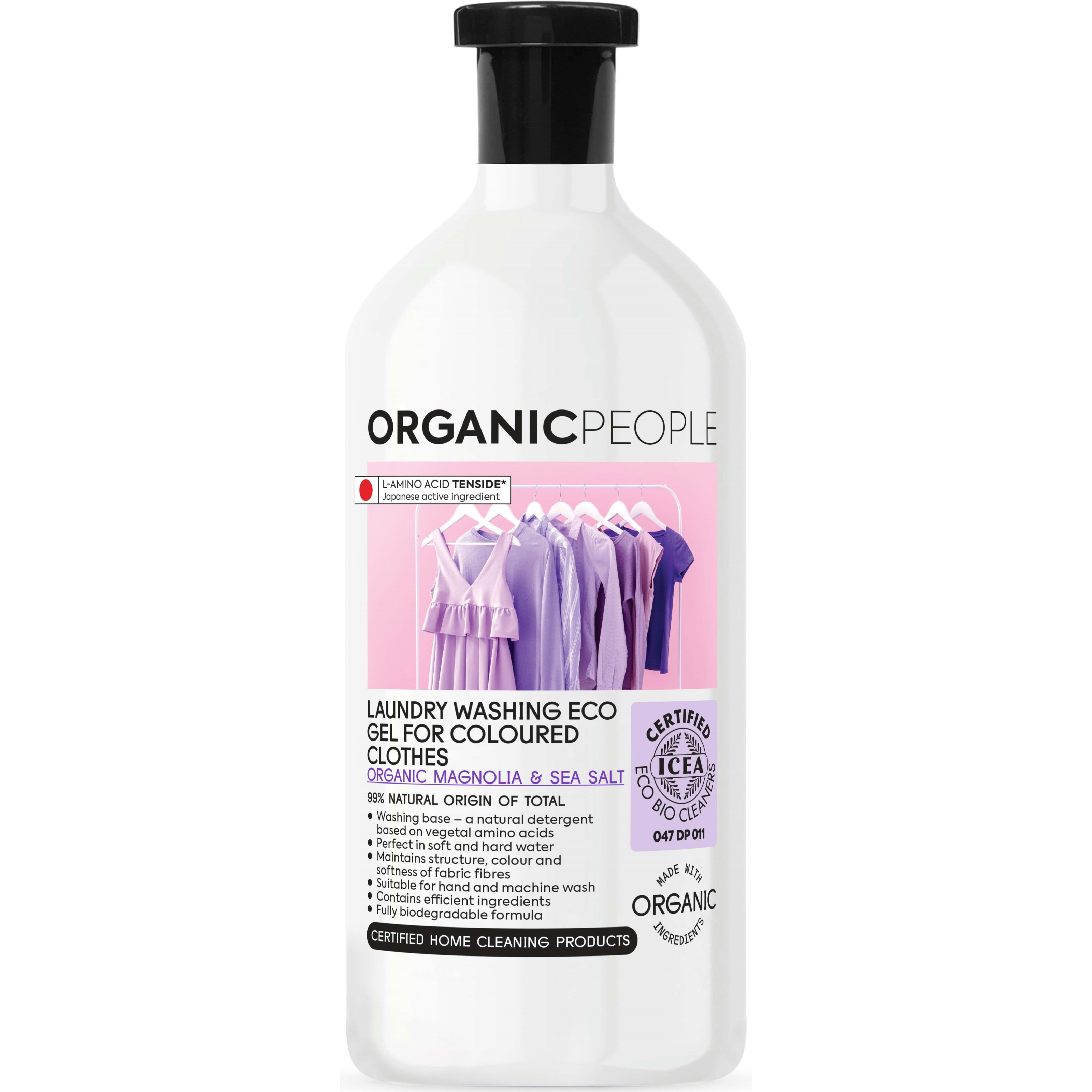 Organic People Laundry Washing Eco Gel For Coloured Clothes 1000 billede