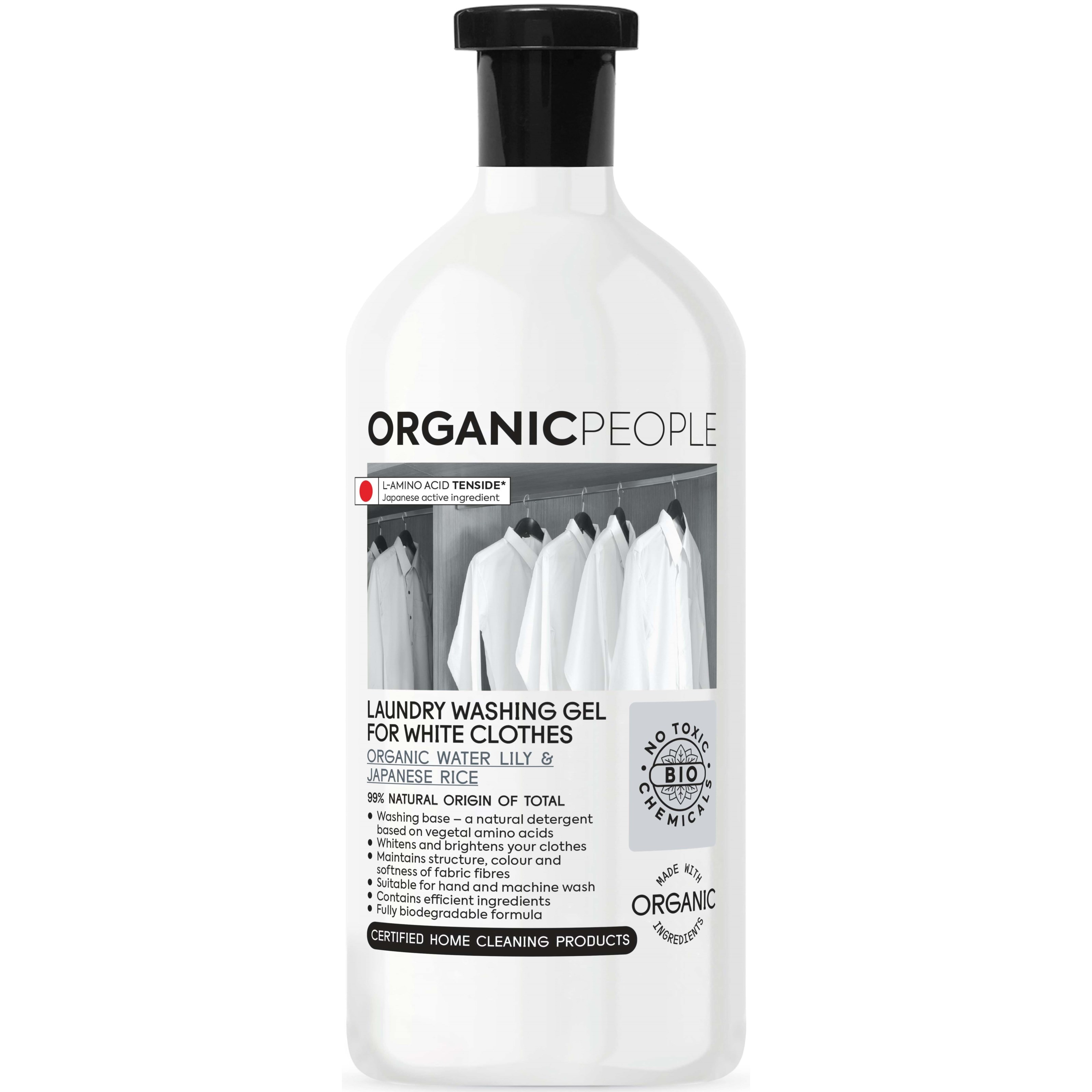 Läs mer om Organic People Laundry Washing Gel For White Clothes 1000 ml