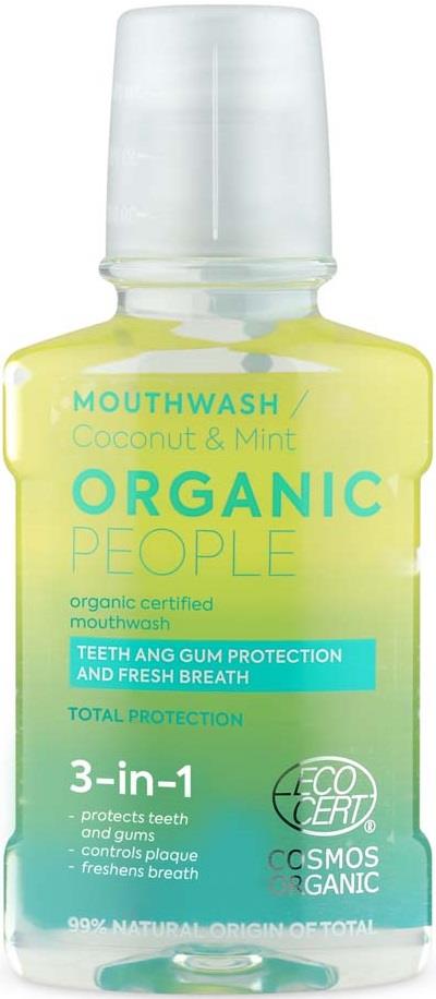 Organic People Mouthwash Coconut & Mint 250 ml