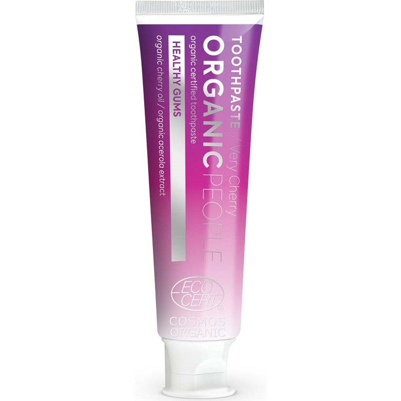 Läs mer om Organic People Toothpaste Very Cherry 85 g