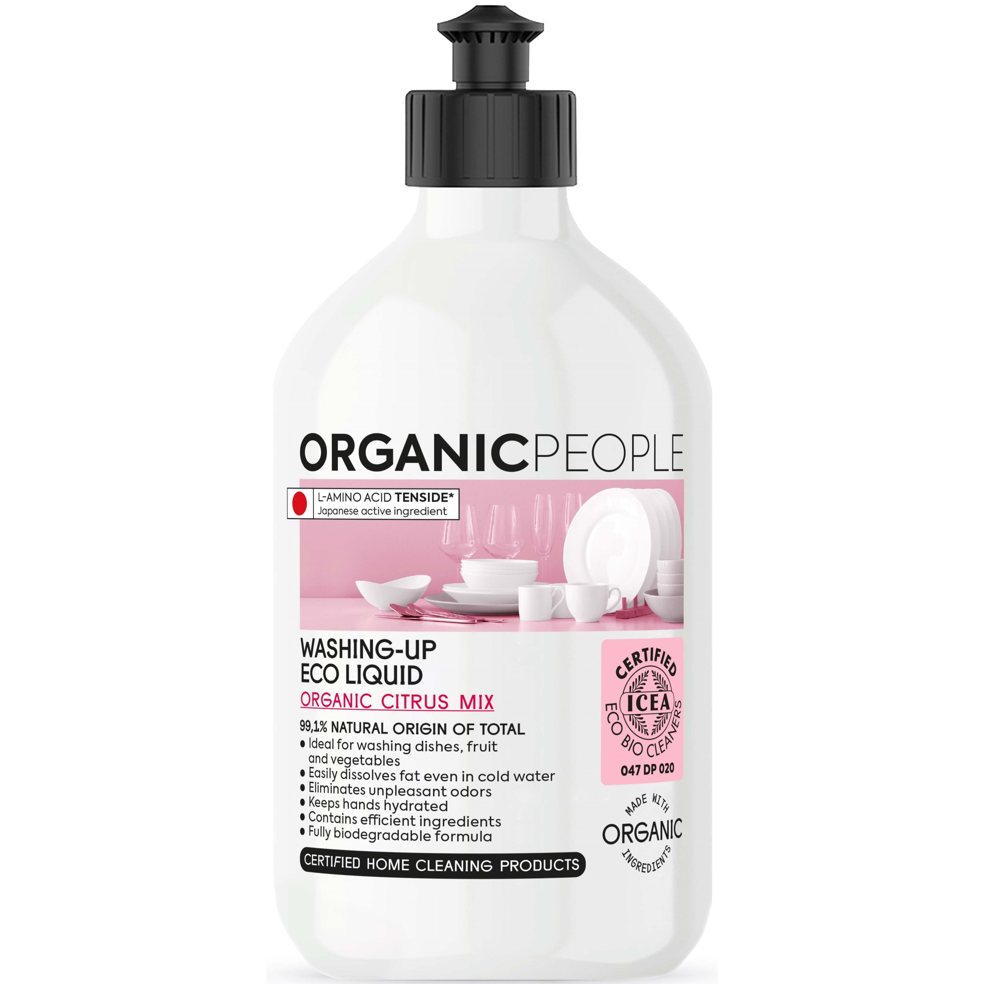 Läs mer om Organic People Washing-Up Eco Liquid Organic Citrus Mix 500 ml