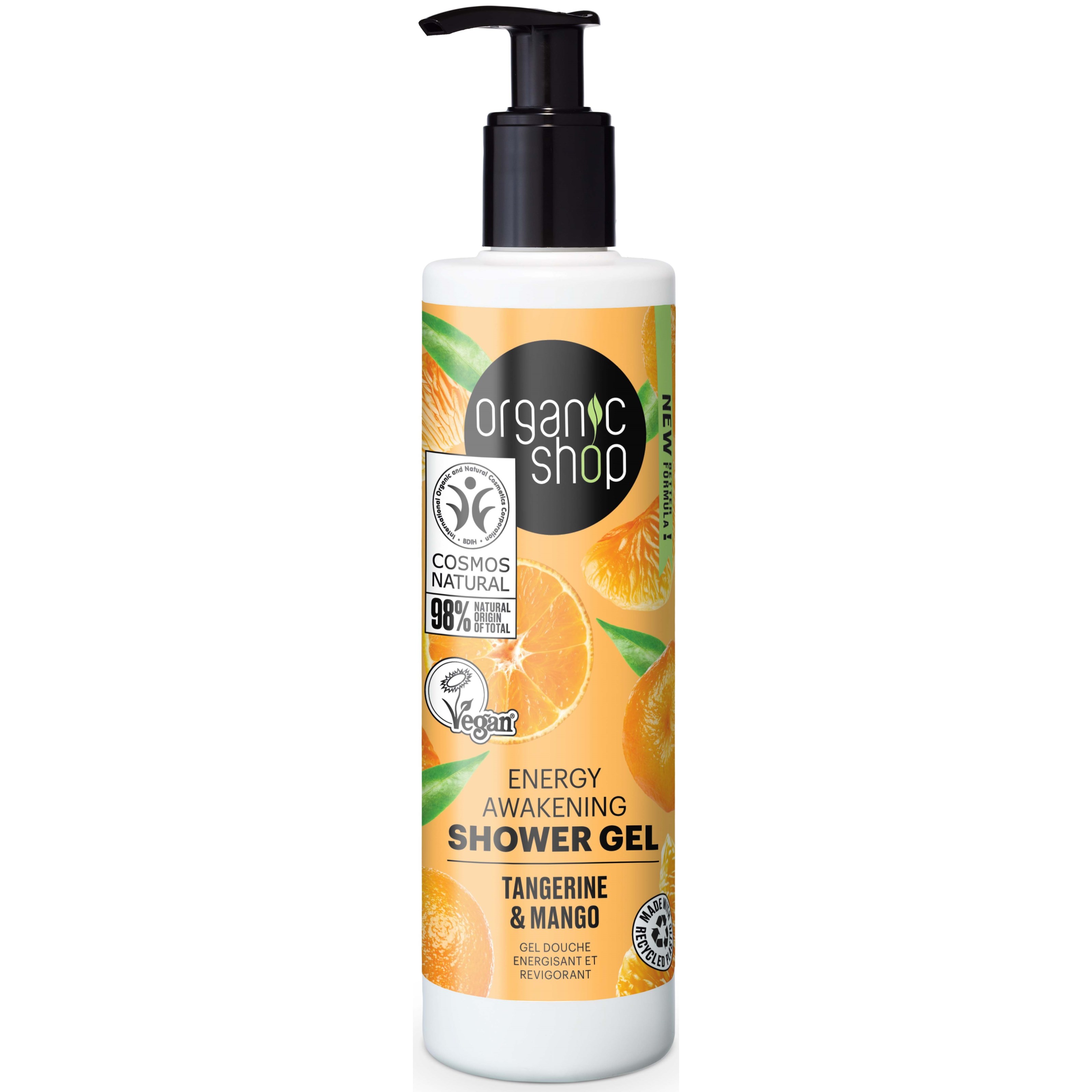 Läs mer om Organic Shop Energy Awakening Shower Gel Tangerine & Mango 280 ml