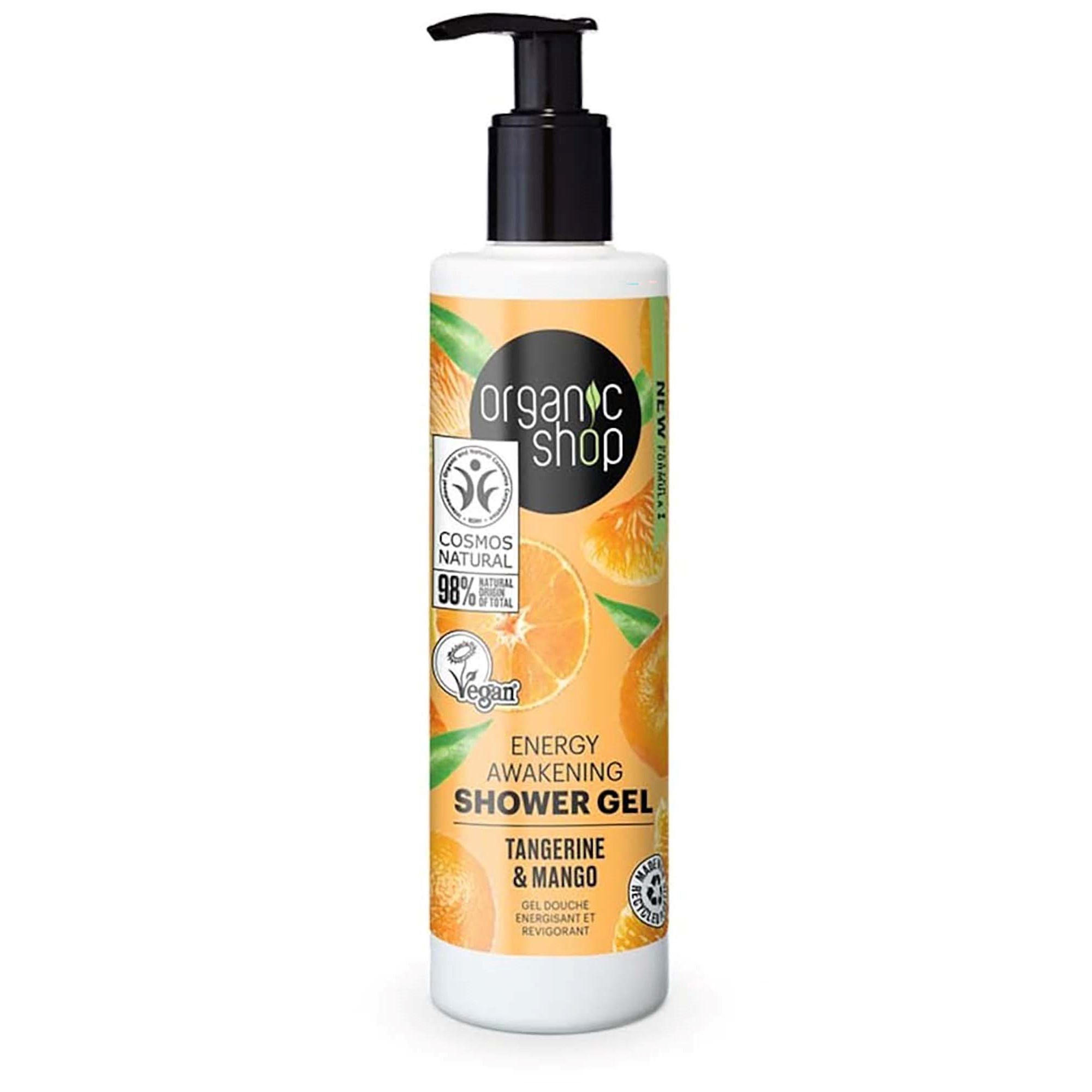 Organic Shop Energy Awakening Shower Gel Tangerine & Mango 280 ml