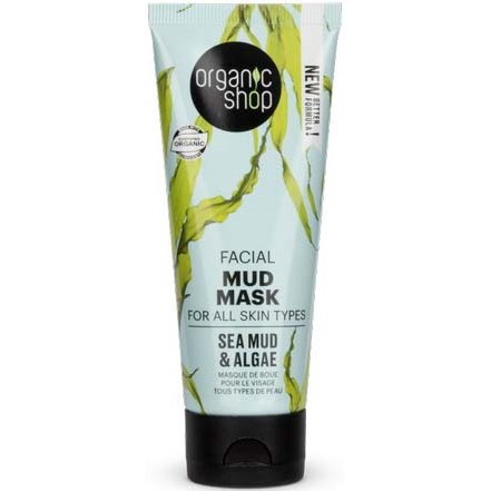 Фото - Маска для обличчя Organic Shop Facial Mud Mask Sea Mud & Algae 75 ml 