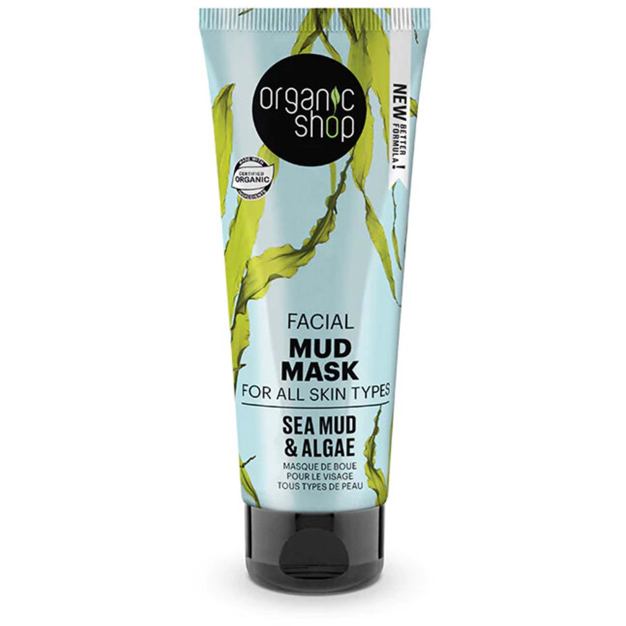 Organic Shop Facial Mud Mask Sea Mud & Algae 75 ml