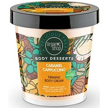 Läs mer om Organic Shop Firming Body Cream Caramel Capuccino 450 ml