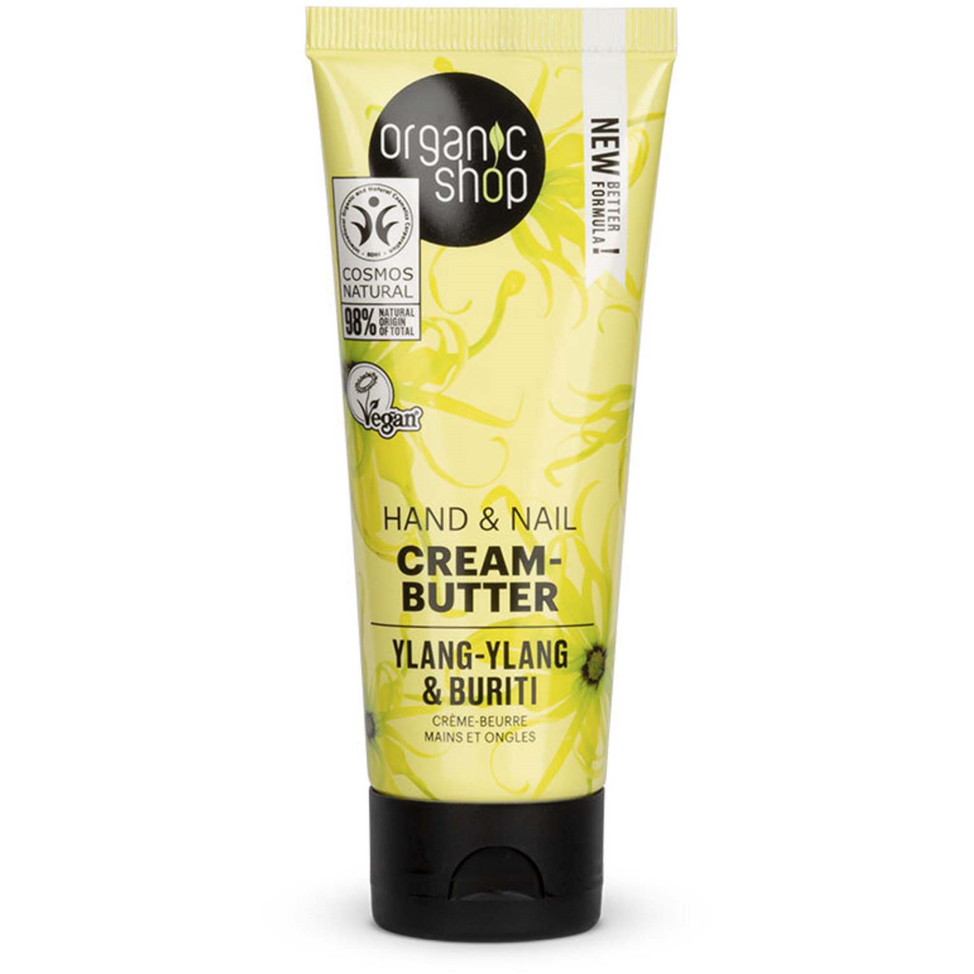 Organic Shop Hand & Nail Cream-Butter Ylang-Ylang & Buriti 75 ml
