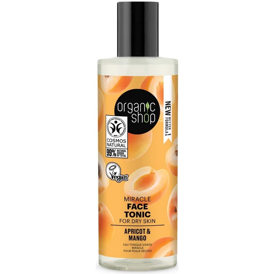Läs mer om Organic Shop Miracle Face Tonic Apricot & Mango 150 ml