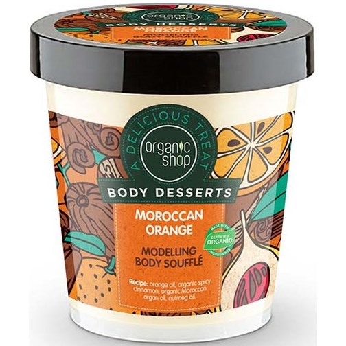 Läs mer om Organic Shop Modelling Body Soufflé Moroccan Orange 450 ml