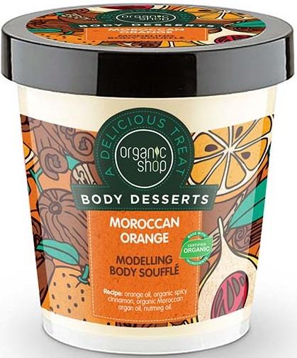 Organic Shop Modelling Body Soufflé Moroccan Orange 450 ml
