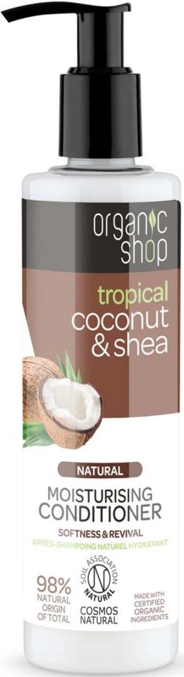 Organic Shop Moisturising Conditioner Coconut & Shea 280 ml