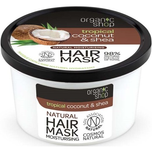 Läs mer om Organic Shop Moisturising Hair Mask Coconut & Shea 250 ml